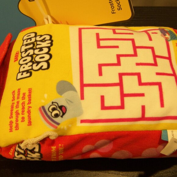 Bark Frosted Socks Toy in Red and Blue - Picture 3 of 6